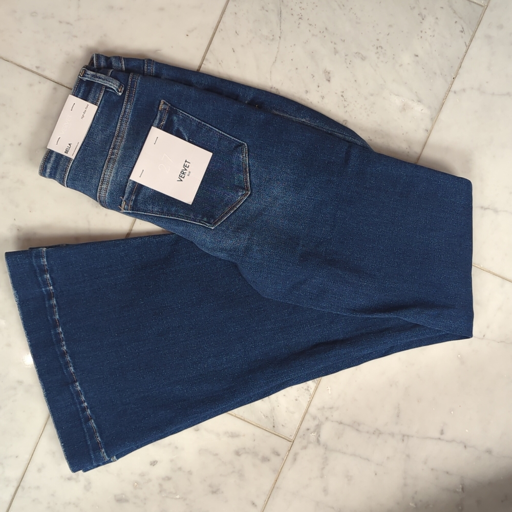 Vervet stretch flare jeans